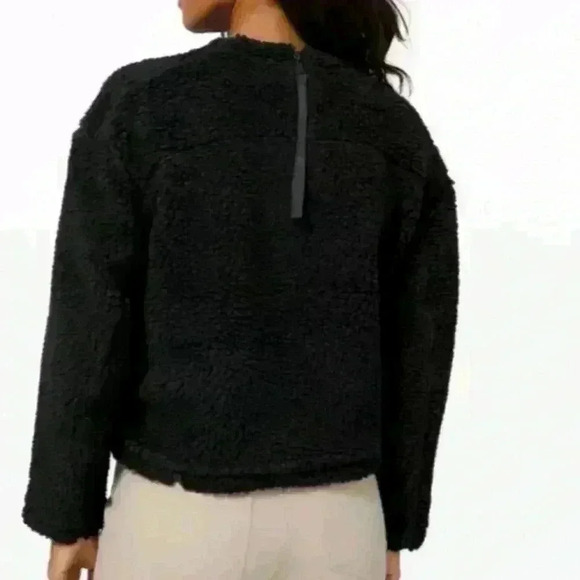 Lululemon Womens Black Wool Whenever Crew Sweater 6 - Picture 3 of 16